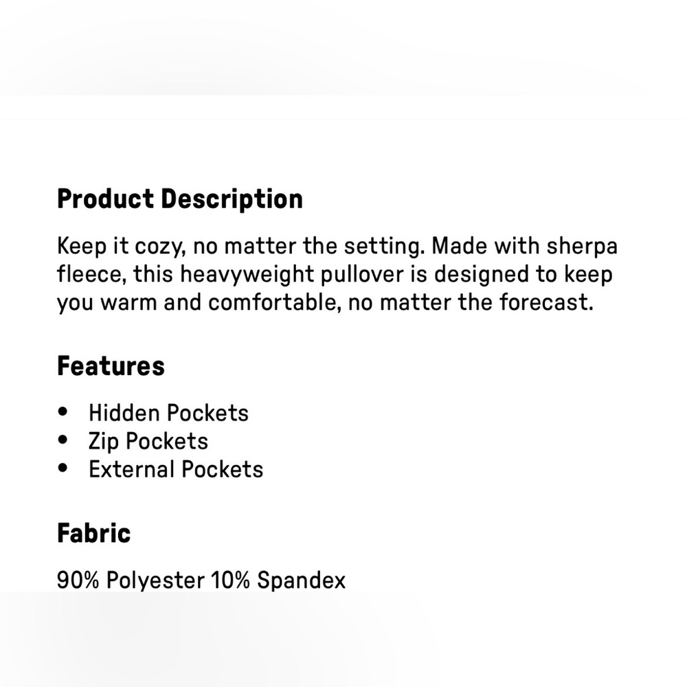 Fabletics The 1/4 Zip Explorer Pullover - Picture 10 of 10